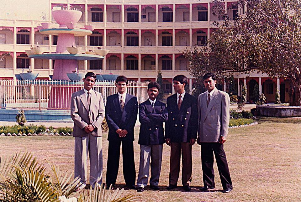 When you were young, at college