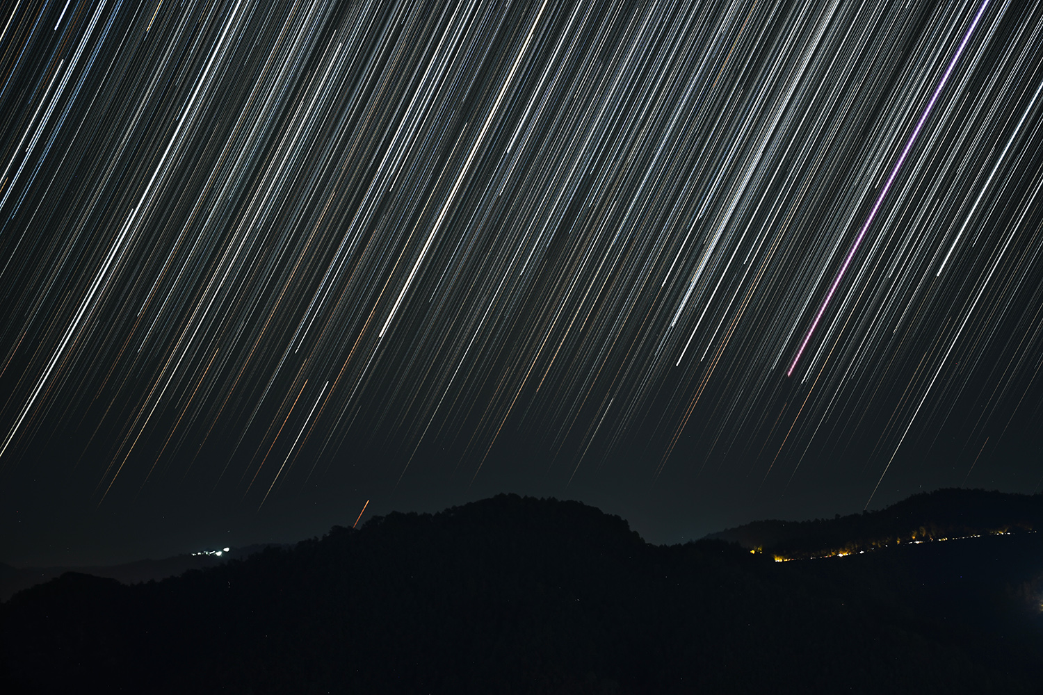Star trail by Lens Academy Basic Photography student Ishita A