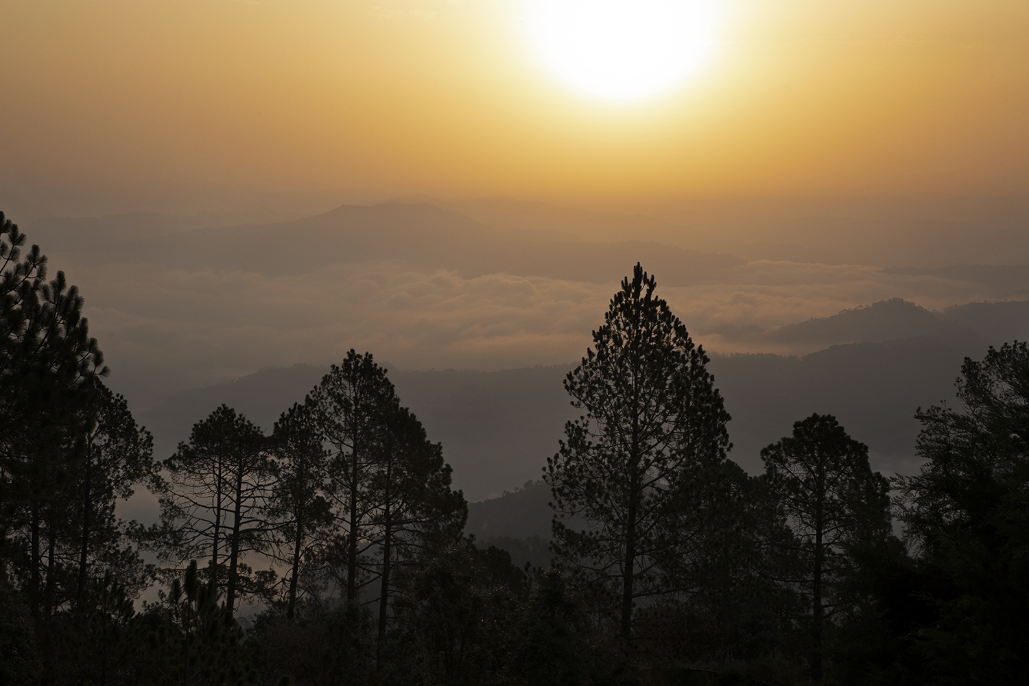 Sunrise at Manila Uttarakhand